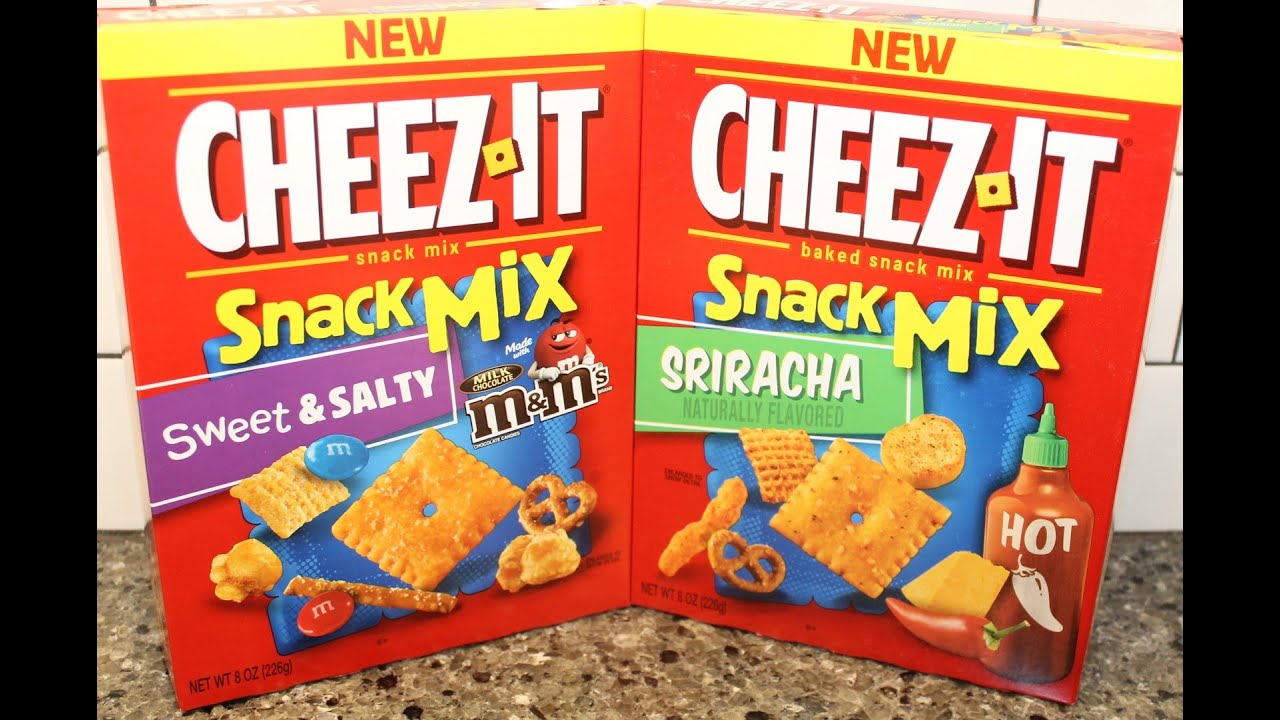 Cheez-It Snack Mix: Sweet & Salty with M&M’s and Sriracha Review