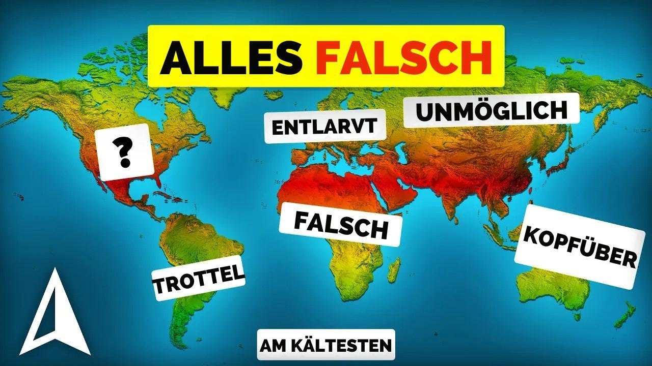 25 krasse Geografie-Irrtümer, die dir in der Schule beigebracht wurden