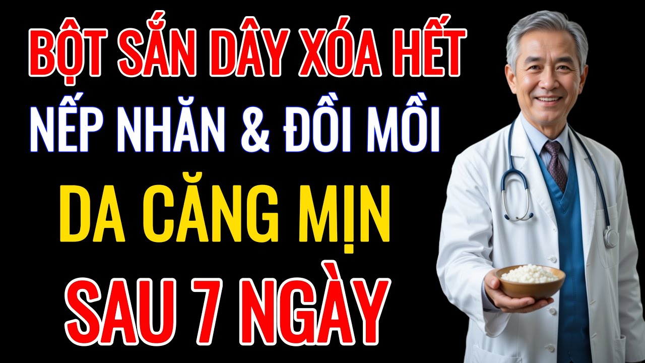 C&ocirc;ng Thức Trẻ H&oacute;a Da Với Bột Sắn D&acirc;y &ndash; Hết Nếp Nhăn, Mờ Đồi Mồi Chỉ Sau 7 Ng&agrave;y, D&ugrave; 70 Tuổi!