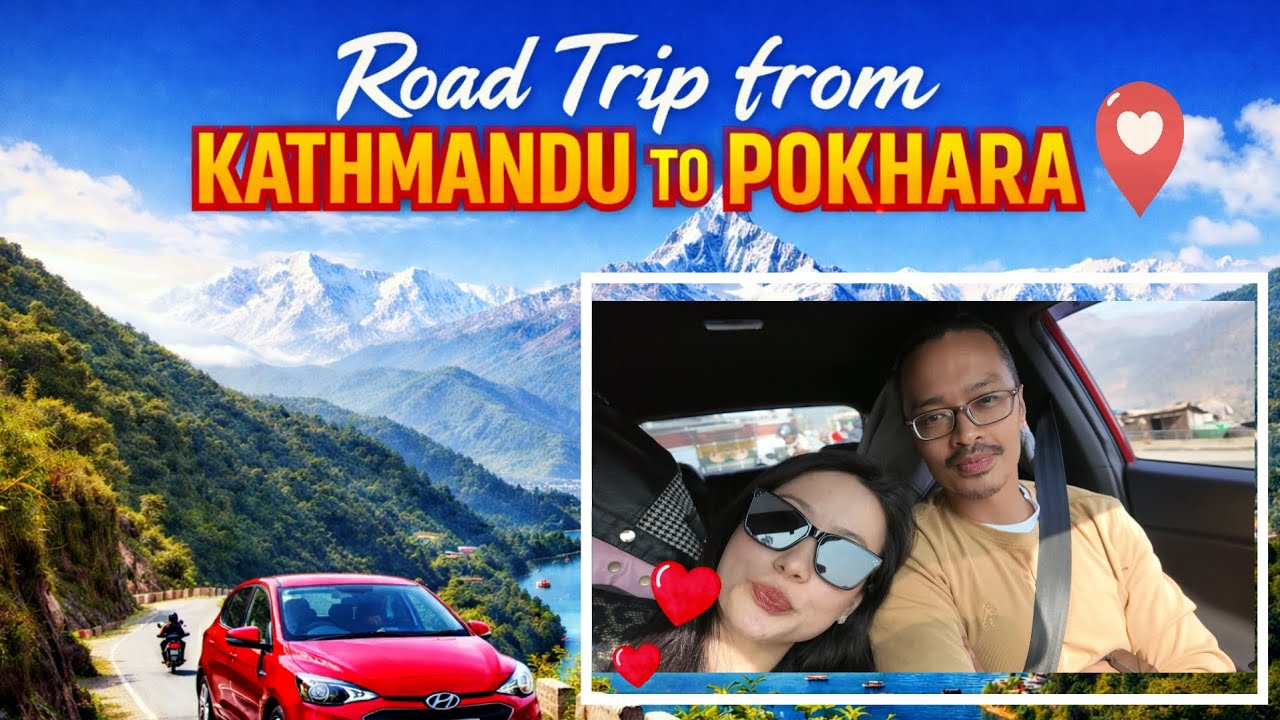 YEKASSI POKHARA LAGIYO 😍/K SOCHEKO K VAYO?😬 (Road trip from Kathmandu to Pokhara)