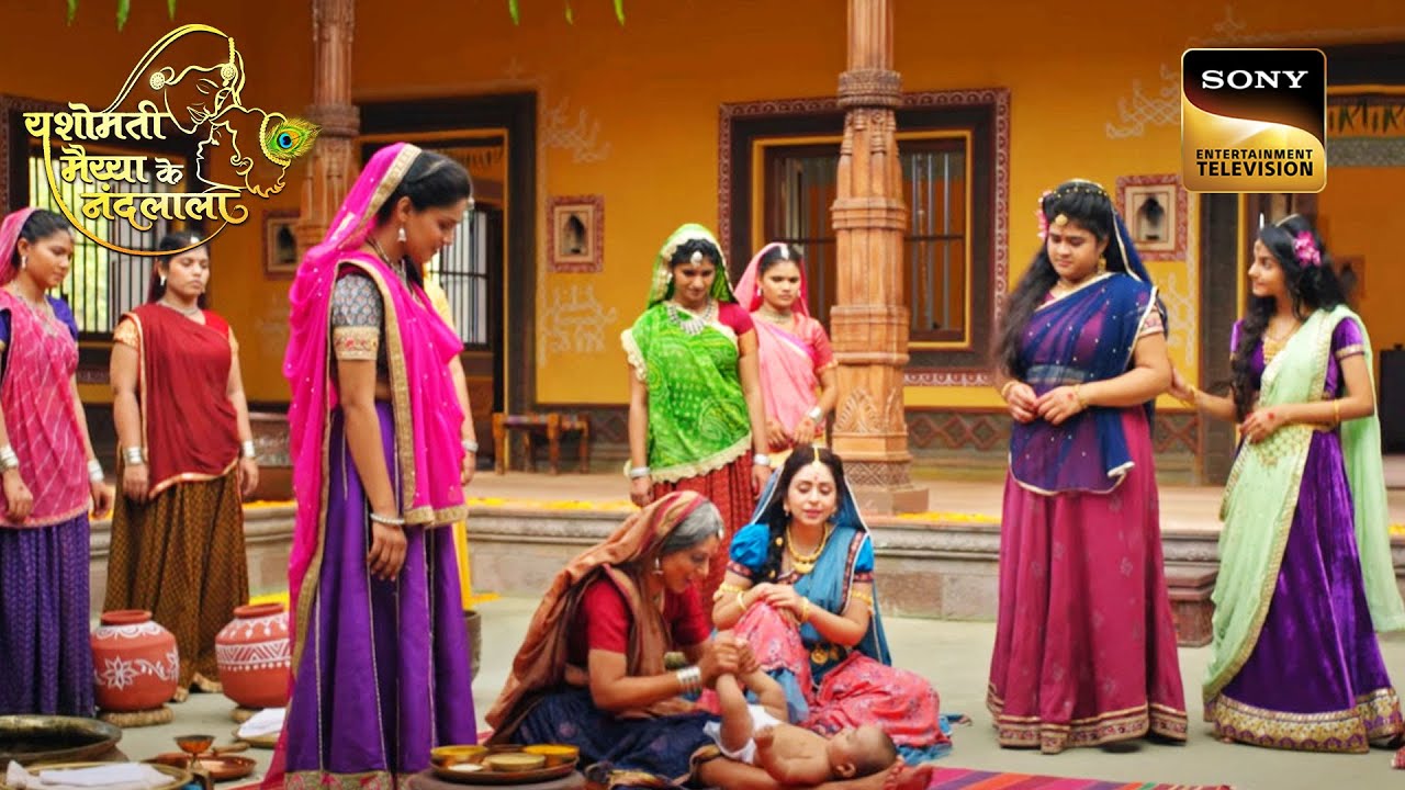 Kanha की चल रही है जमकर तेल मालिश! | Yashomati Maiya Ke Nandlala