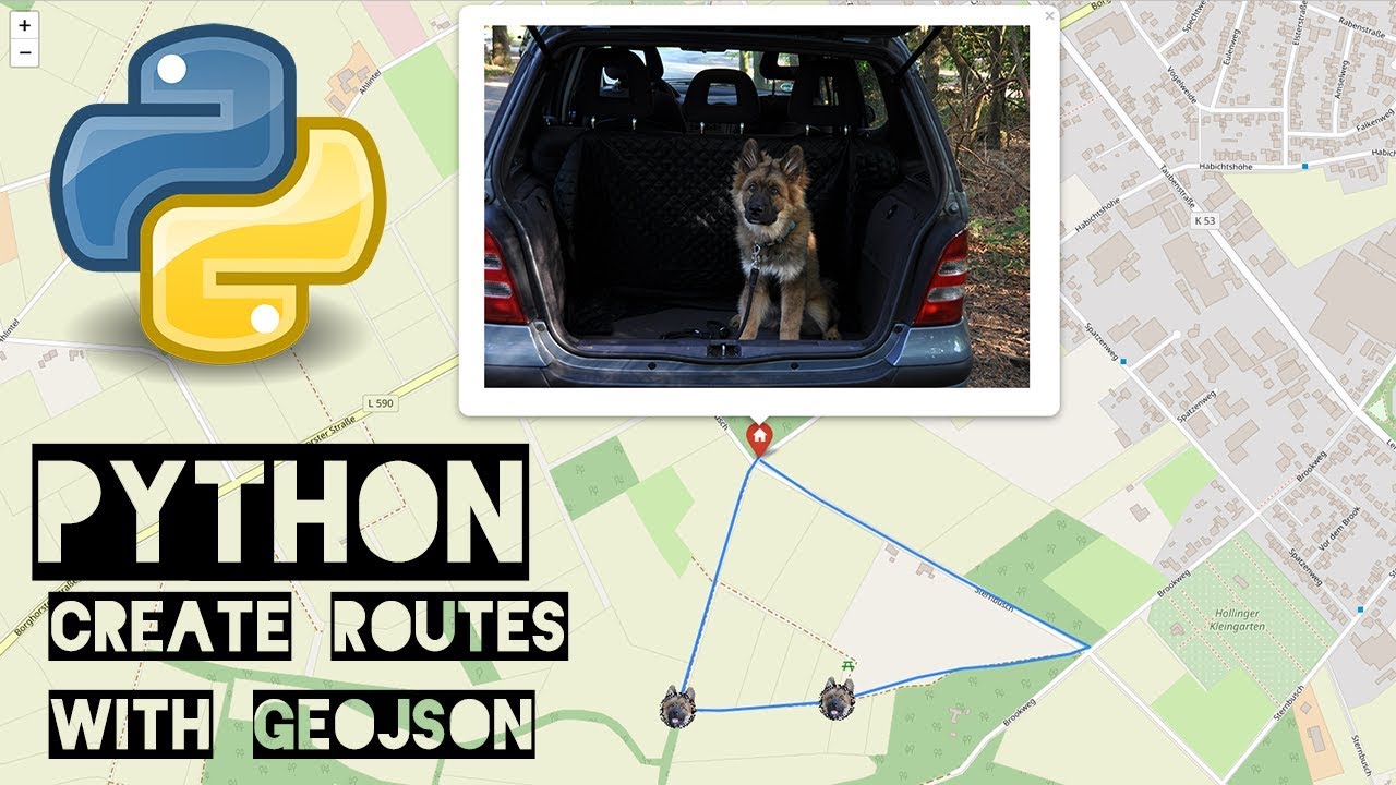 Python Geojson, Folium и Leaflet — создание карт и маршрутов.