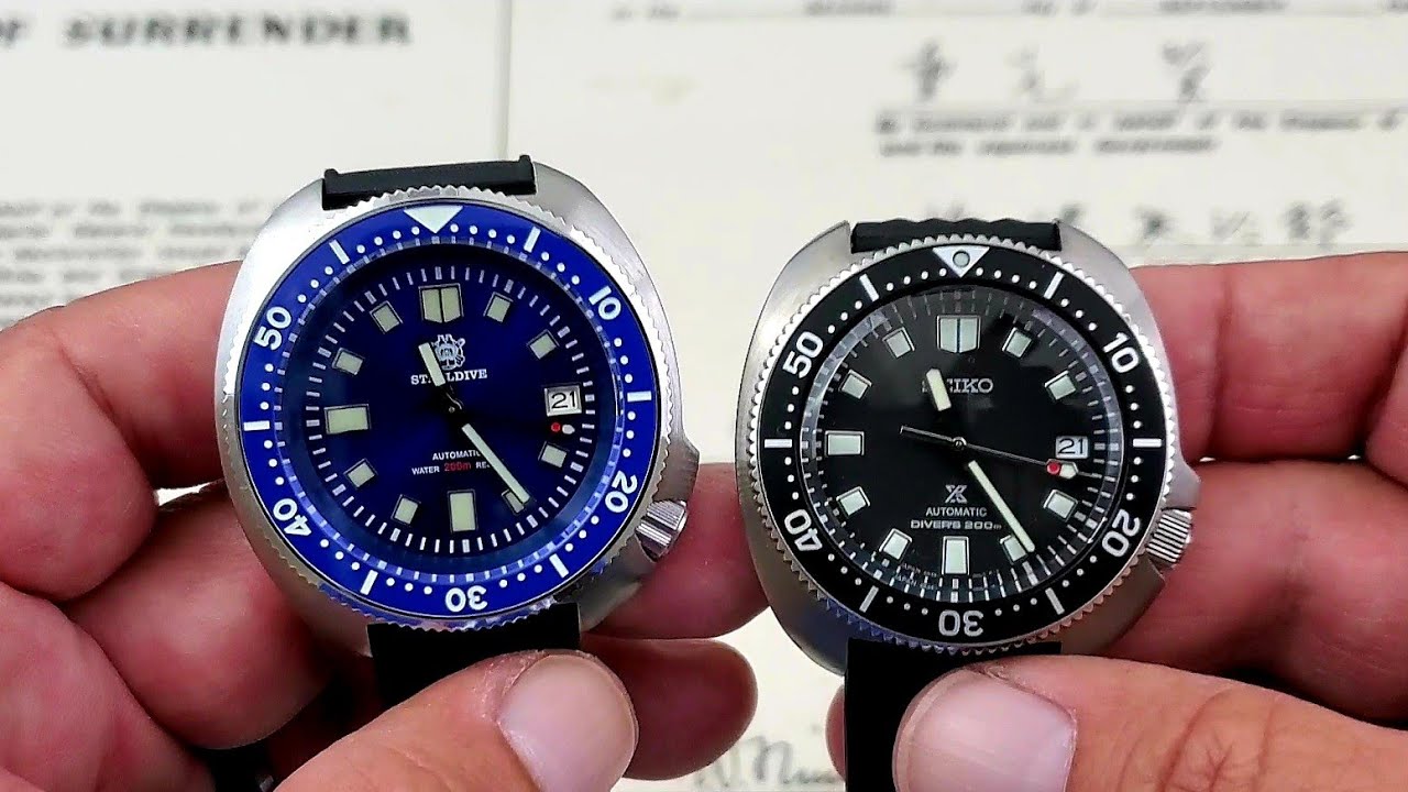 Сравнение Seiko Willard SBDC109 и Steel Dive Willard Homage