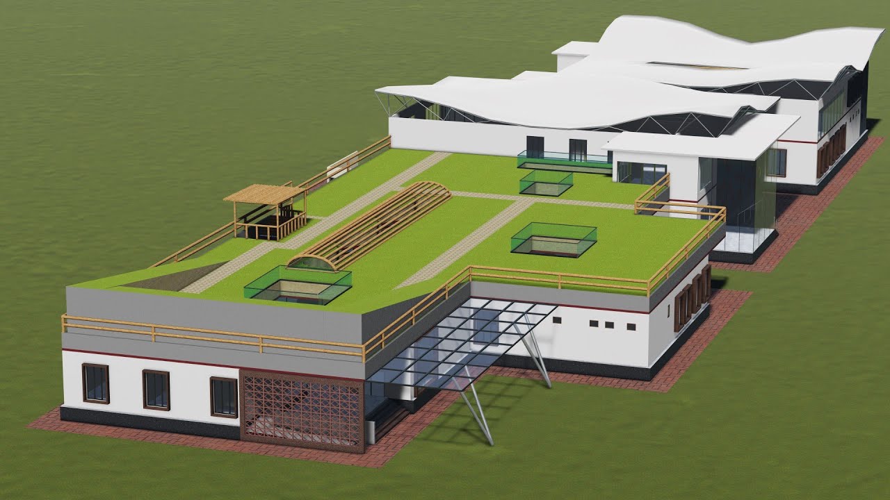 Rehabilitation centre design project walkthrough video 2023