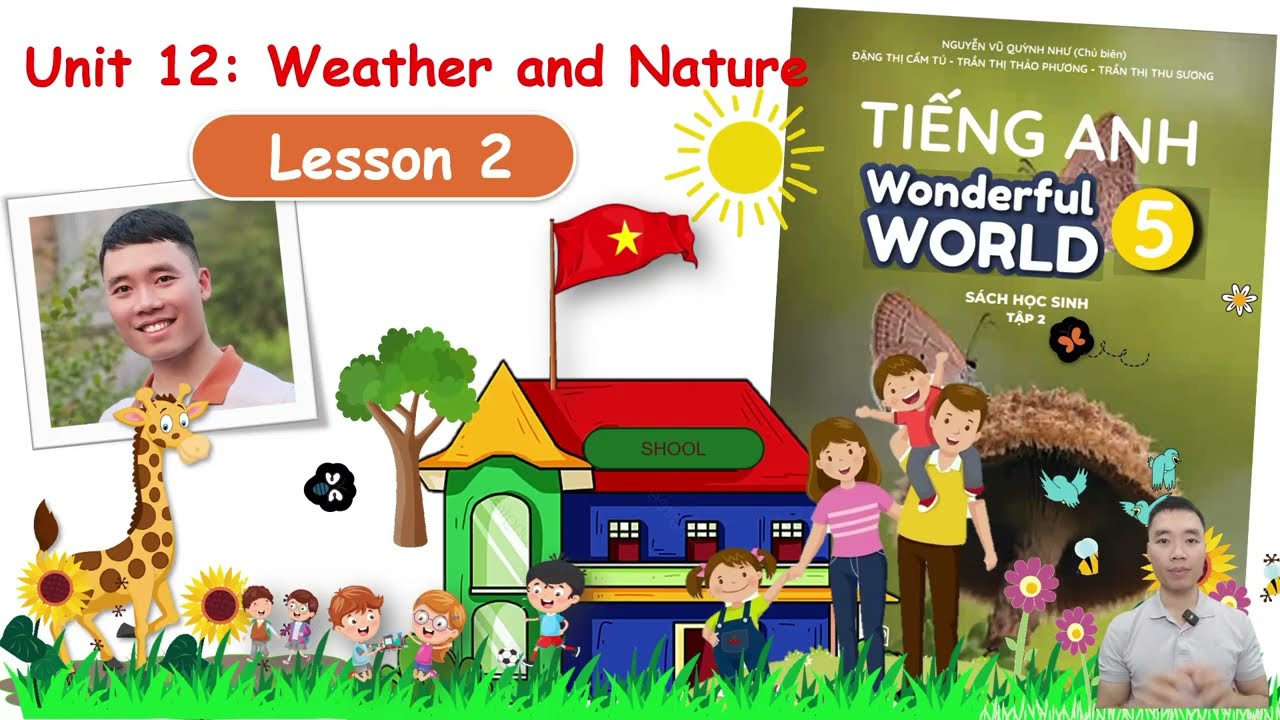 English 5-Wonderful World-Unit 12: Weather and Nature- Lesson 2- It won't rain tomorrow morning