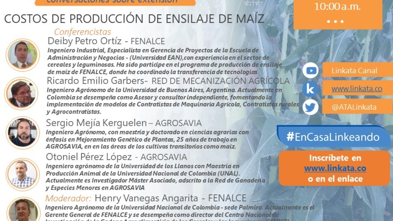Conferencia | Costos de producción de ensilaje de maíz