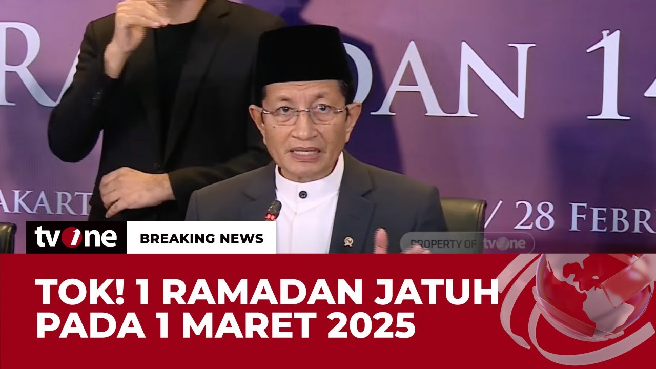 [BREAKING NEWS] 1 Ramadan 1446 H Jatuh Tanggal 1 Maret 2025 | tvOne