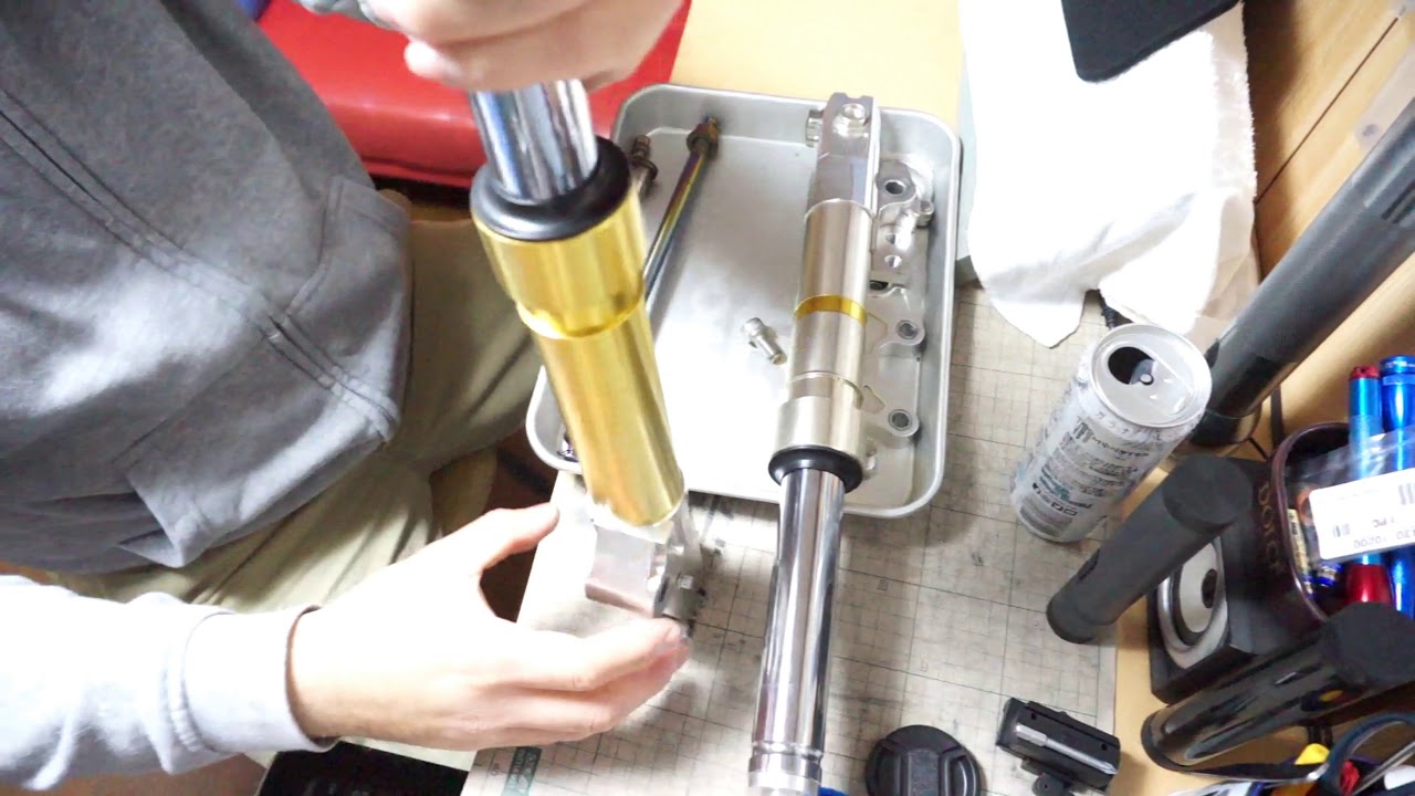 DOHCシグナスＸにRPMフロントフォーク投入！購入編