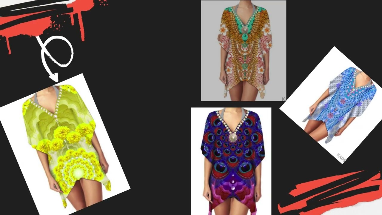 Buy Digital Printed Kaftan Online in India