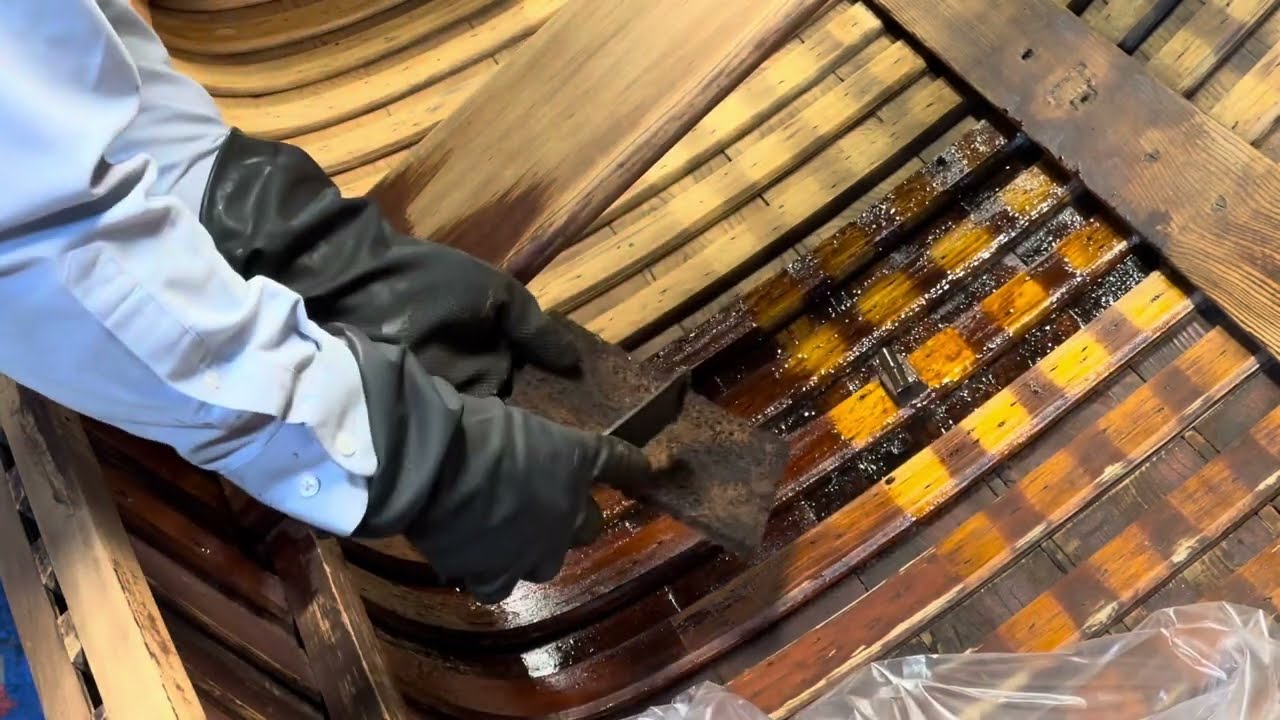 1947 Old Town Square Stern - Stripping Interior Varnish - What Works?