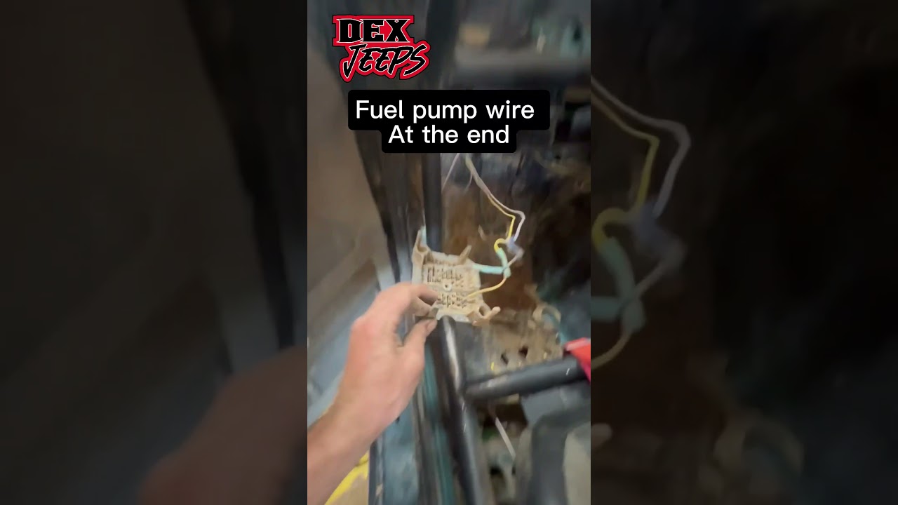 Two wires that basically run an XJ. #xj #jeep #jeepxj #jeepcherokee #xjjeep #mechanic #offroad