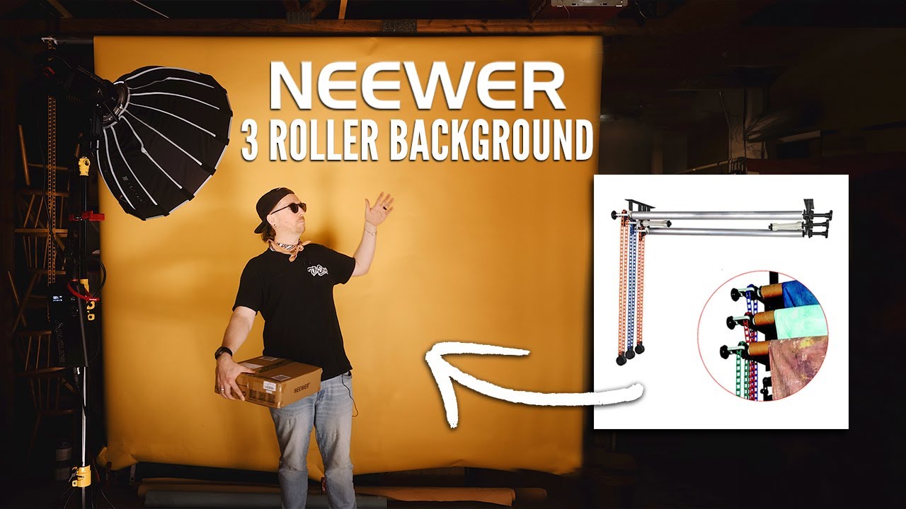 NEEWER SEAMLESS ROLLER BACKDROP REVIEW & INSTALLATION
