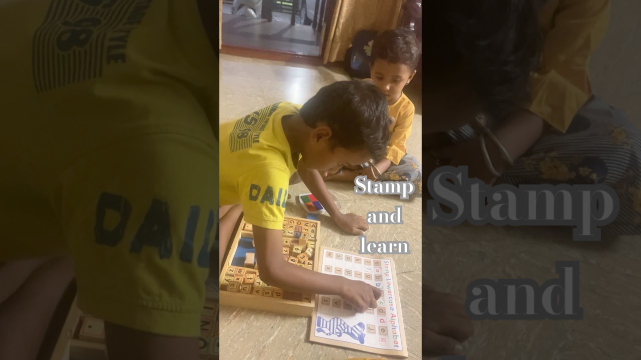 Stamp & Learn! 🎨🔤