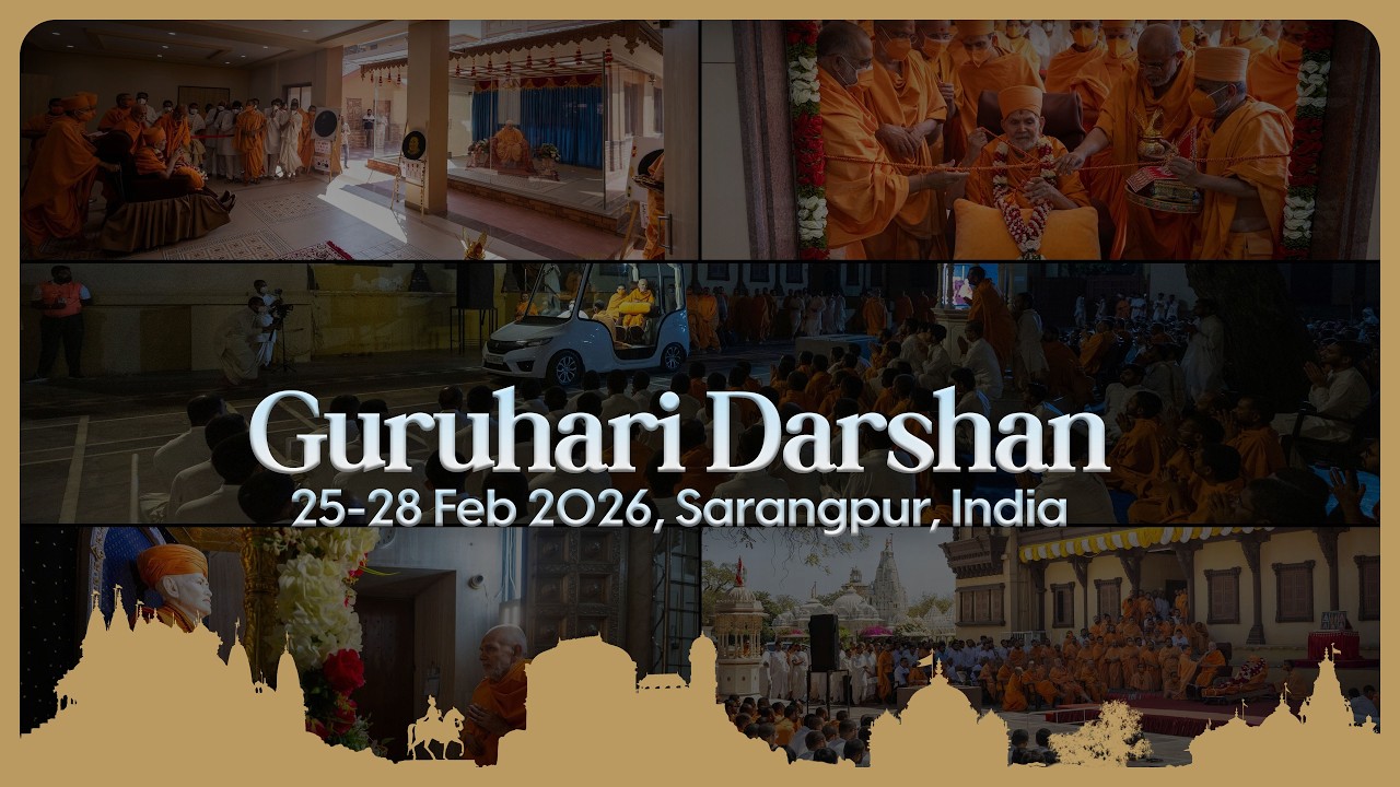 Guruhari Darshan, 25-28 Feb 2026, Sarangpur, India