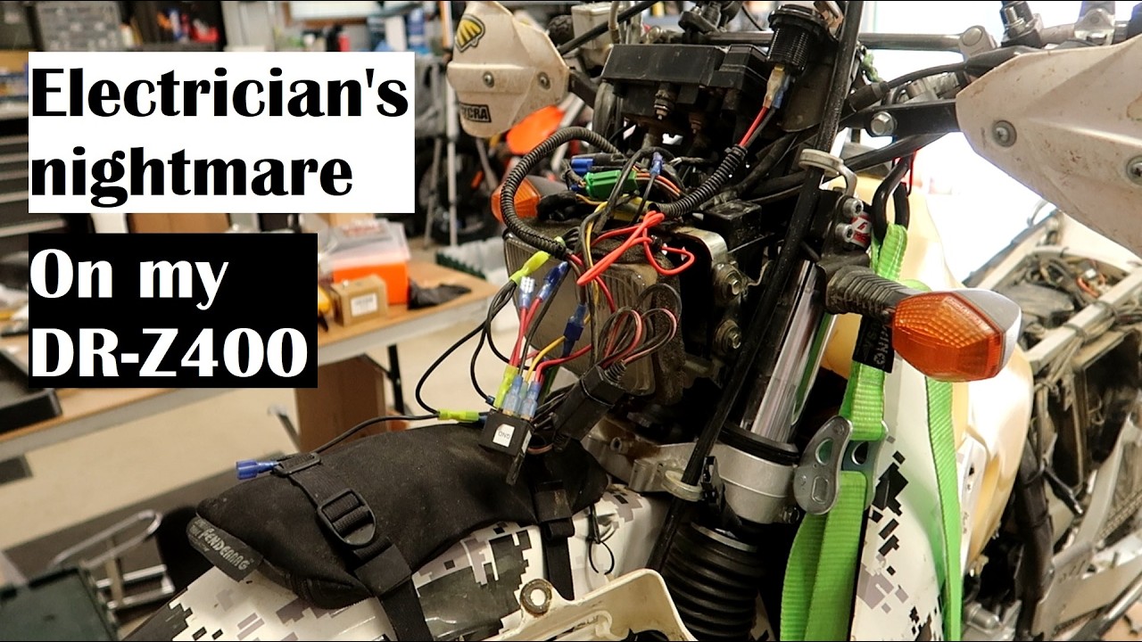 DR-Z400S Wiring Upgrades - A Huge Mess that Needs Fixed!