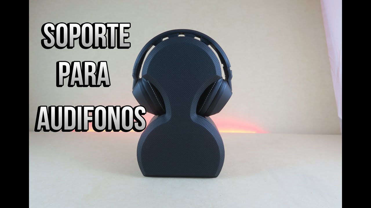 COMO HACER UN SOPORTE PARA AUDÍFONOS o CASCOS
