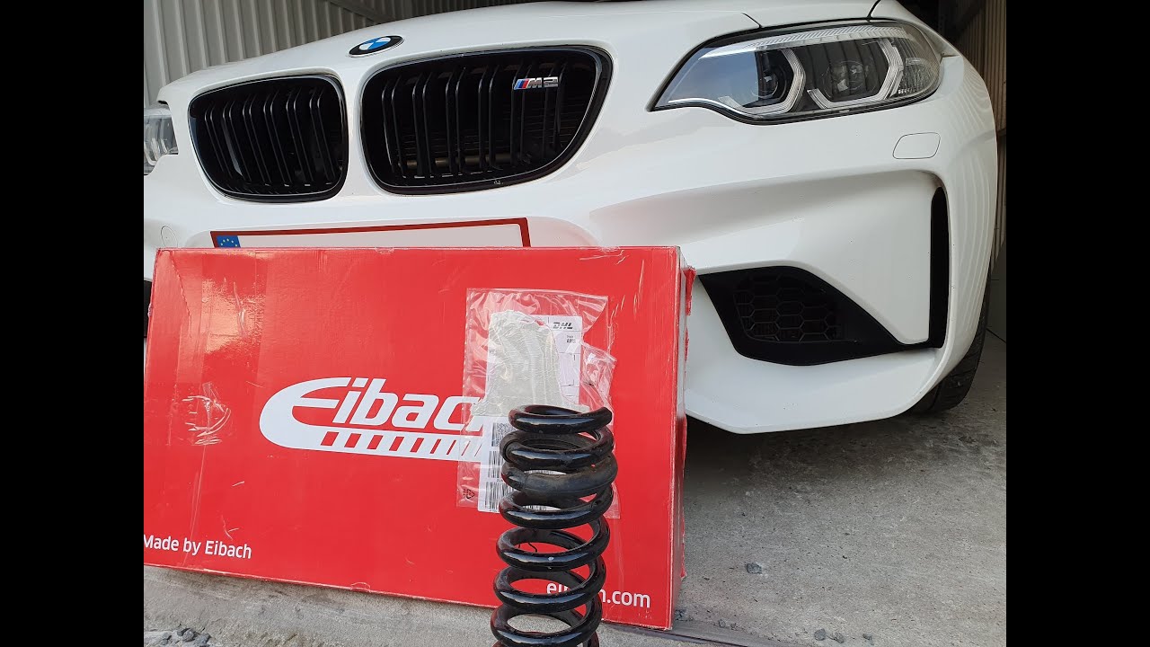 bmw M2 changing rear springs