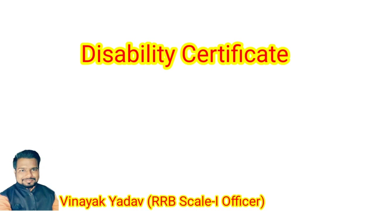 Medical and Disability Certificate Related Doubts for IBPS Joining
