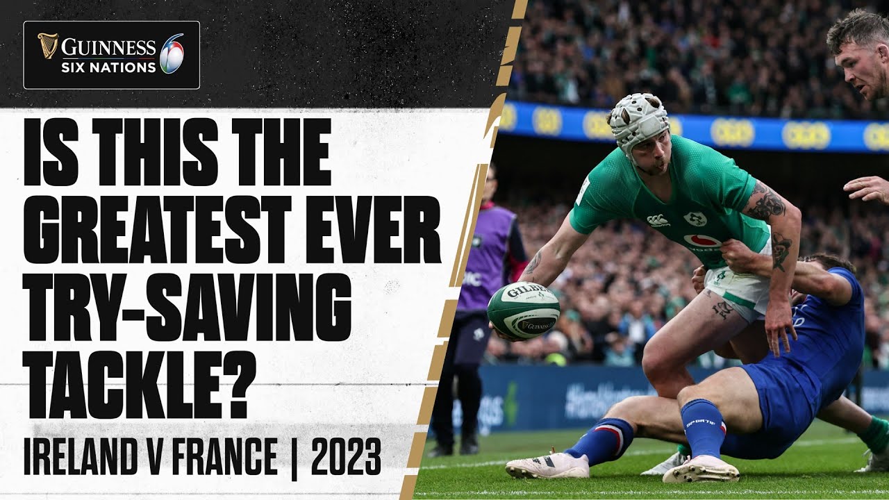 UNBELIEVABLE TACKLE 🔥 | Antoine Dupont with one the best try-saving tackles