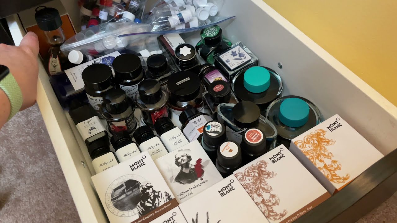 How I store all my Fountain pen STUFF