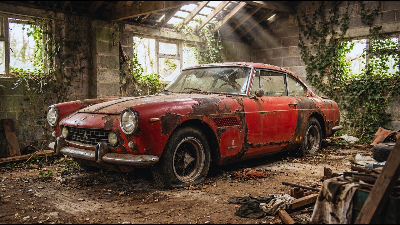 ASMR Car Restoration! Old Ferrari Left Abandoned & Rusted Full Restoration Process