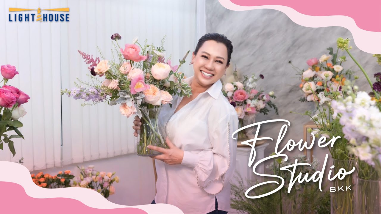 เรียนจัดดอกไม้สไตล์เกาหลี Flower Studio Bkk