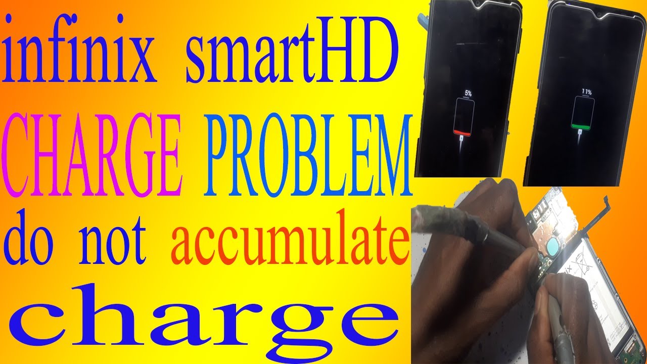 infinix smart HD do not accumulale charge ኢንፊኒክስ ስማርት HD ቻርጅ አለማጠራቀም ችግር