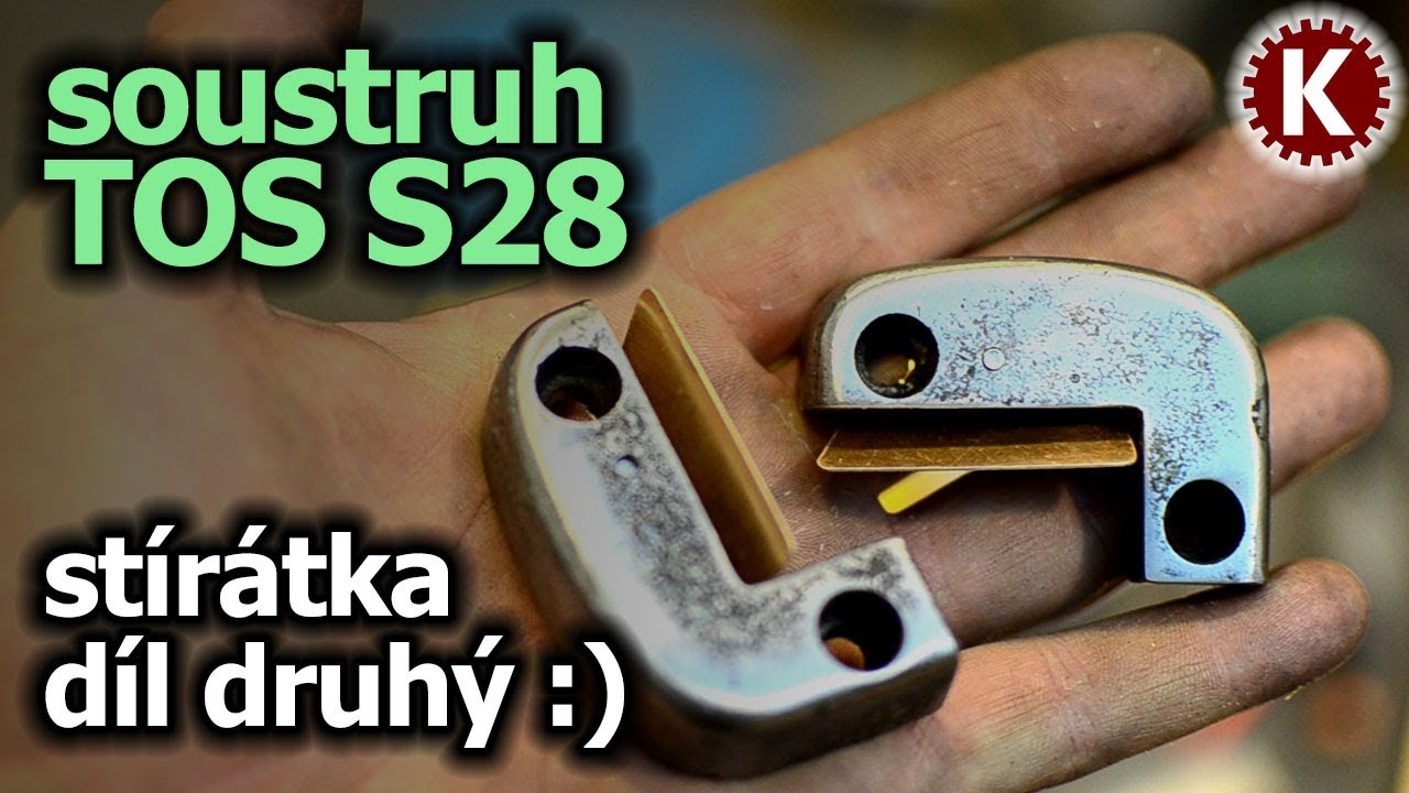 Soustruh TOS S28 Žebrák - stírátka díl druhý, přesnost