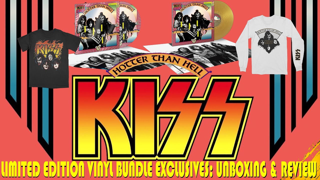 KISS 'HOTTER THAN HELL' - 50th ANNIVERSARY VINYL EXCLUSIVES   UNBOXING & REVIEW! #vinylrecords #kiss