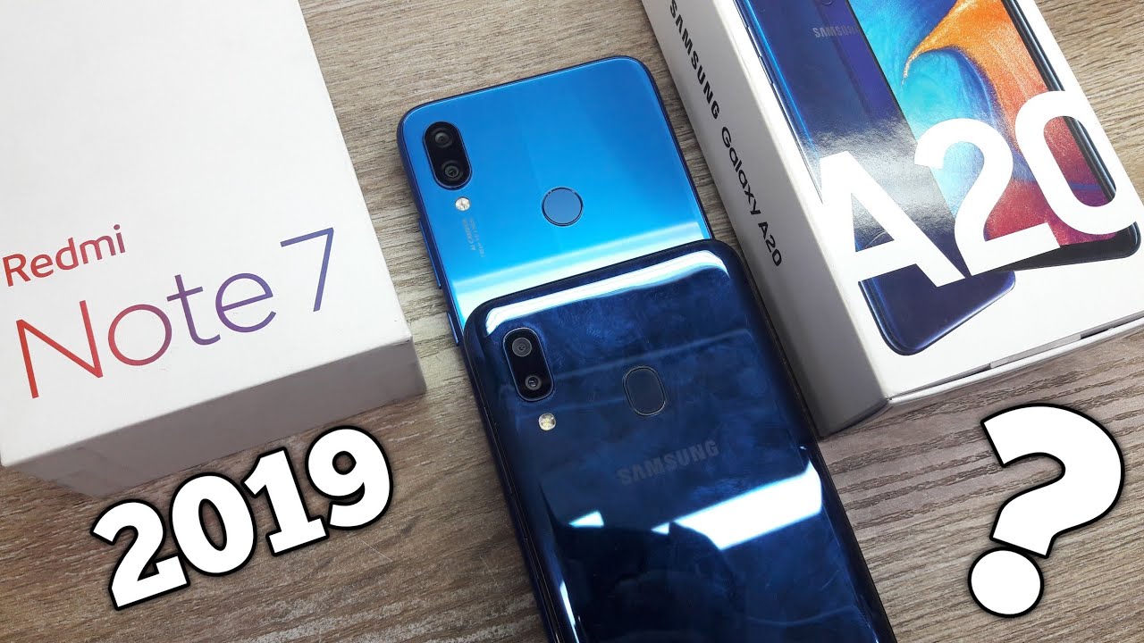 Galaxy A20 vs Redmi Note 7 - Which Should You Buy ?