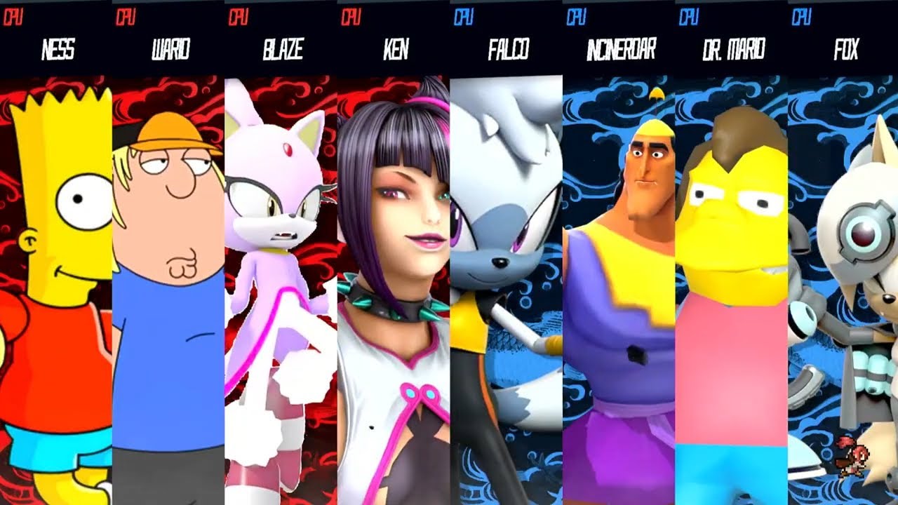 Team Bart vs Team Nelson - Requested Smash Battle