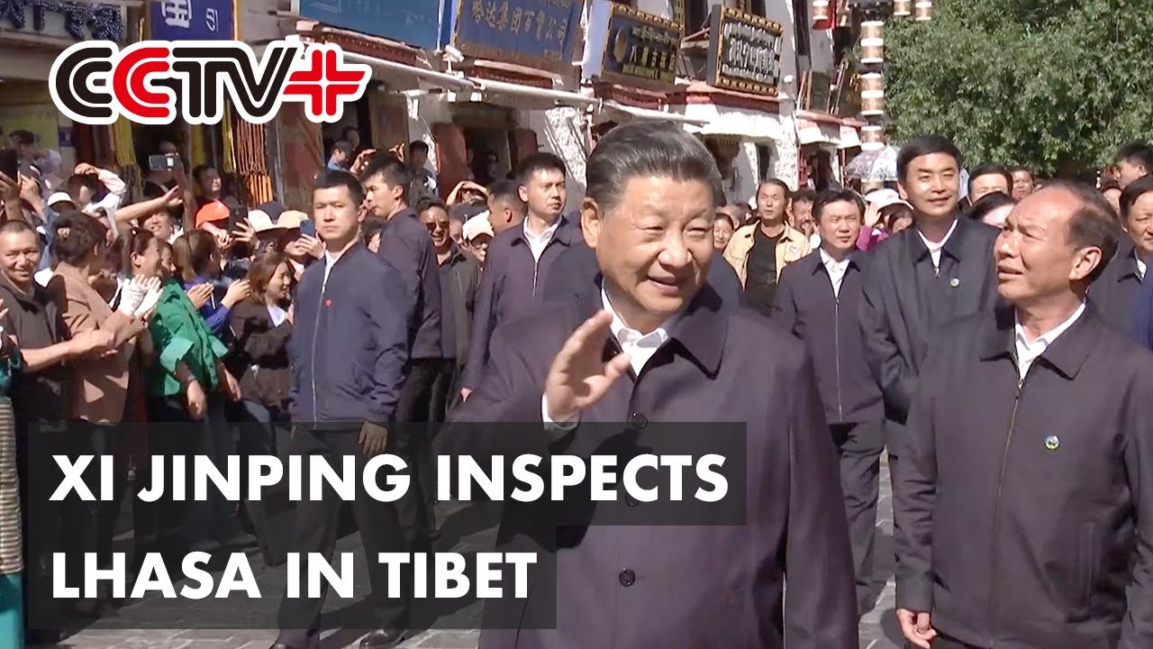 Chinese President Xi Jinping Inspects Lhasa in Tibet