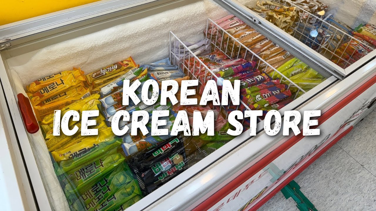 KOREAN ICE CREAM STORE VLOG 🇰🇷🍦