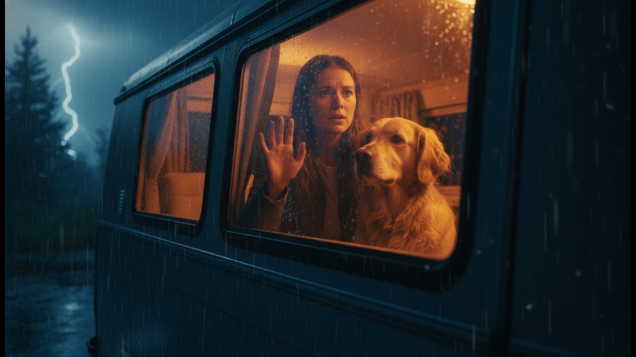 TRAPPED & ALONE: Surviving a VIOLENT Storm in My Van with My Dog | Solo Female Van Life Nightmare