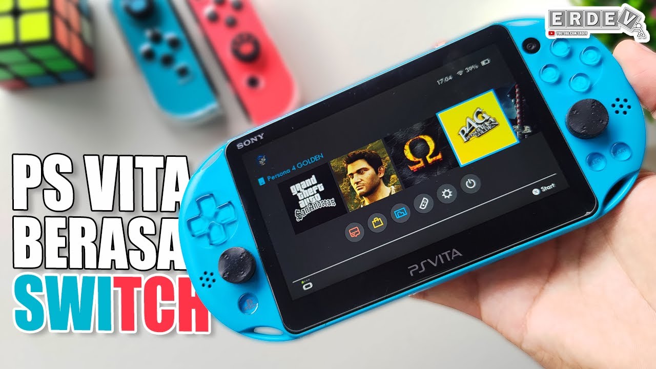 UBAH PS VITA JADI MIRIP NINTENDO SWITCH! - External Controller, Main di TV, Game Retro, Custom Tema