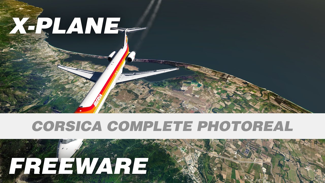 Corsica Complete Freeware Photoreal (Orthophoto) Scenery for X-Plane
