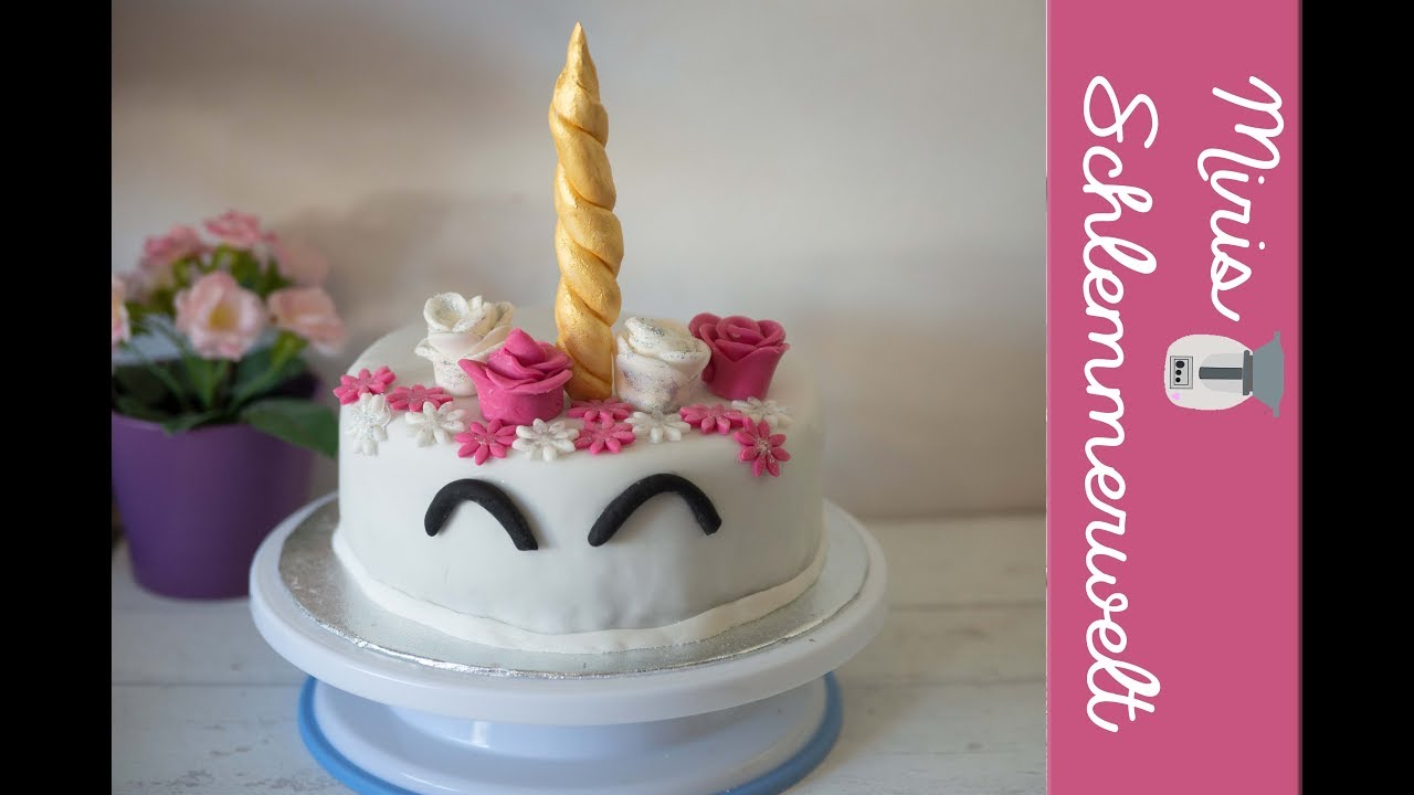 Einhorn Motivtorte mit Cakerella ♥