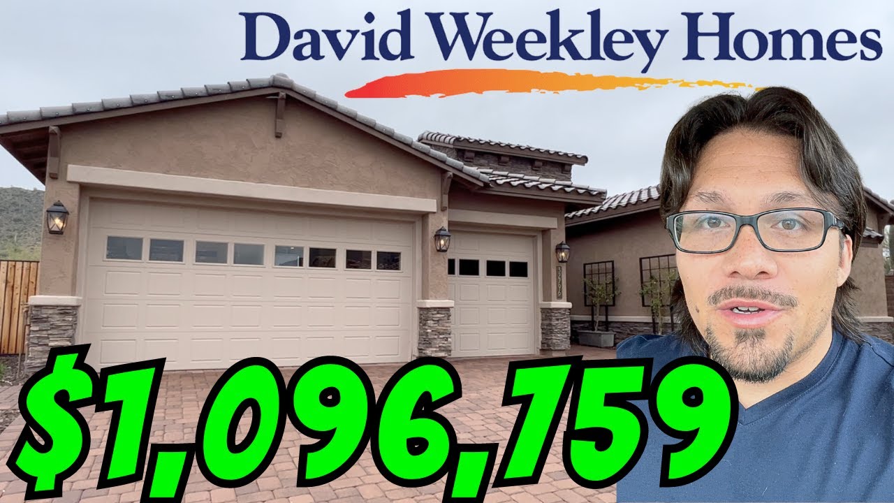$1,096,000 David Weekley Homes New Build in Peoria Arizona || North Peoria Real Estate
