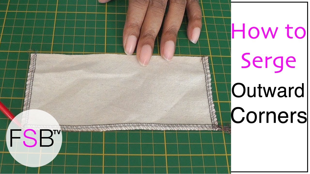 Serging Outward Corners