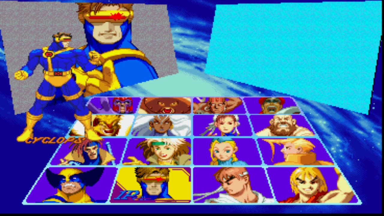X-Men Vs Street Fighter/OST/Player Select