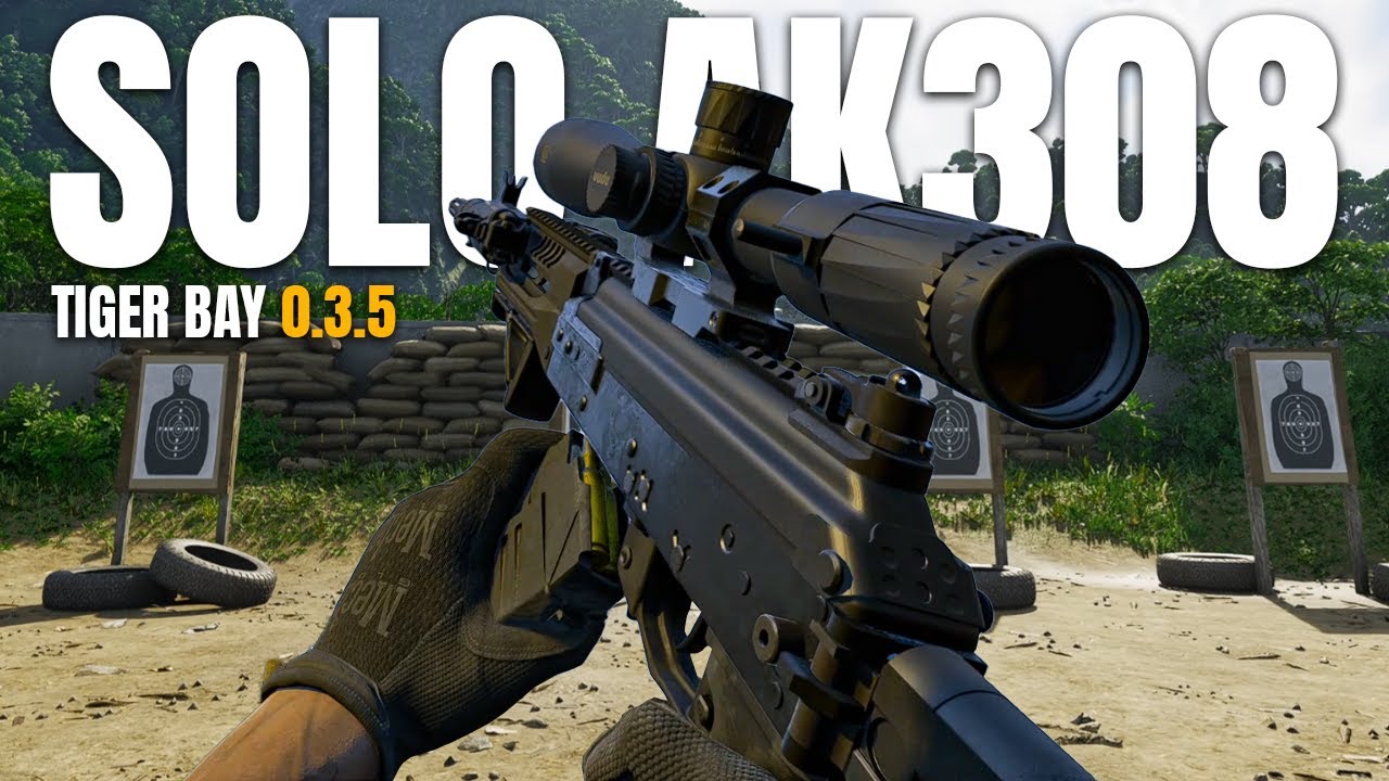 Выживание в торговом центре Tiger Bay с АК308 — Gray Zone Warfare 0.3.5