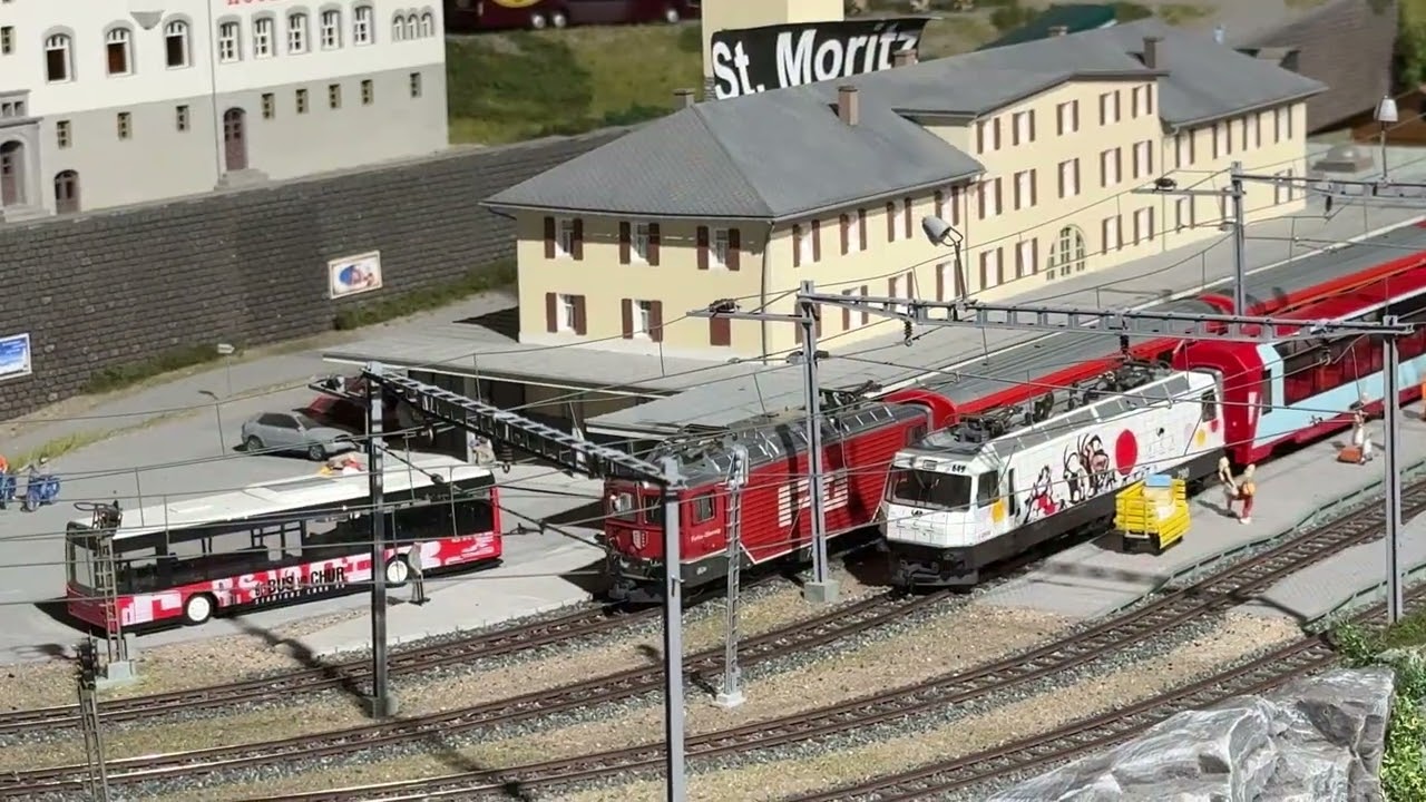 Das Hotel mit Modelleisenbahn