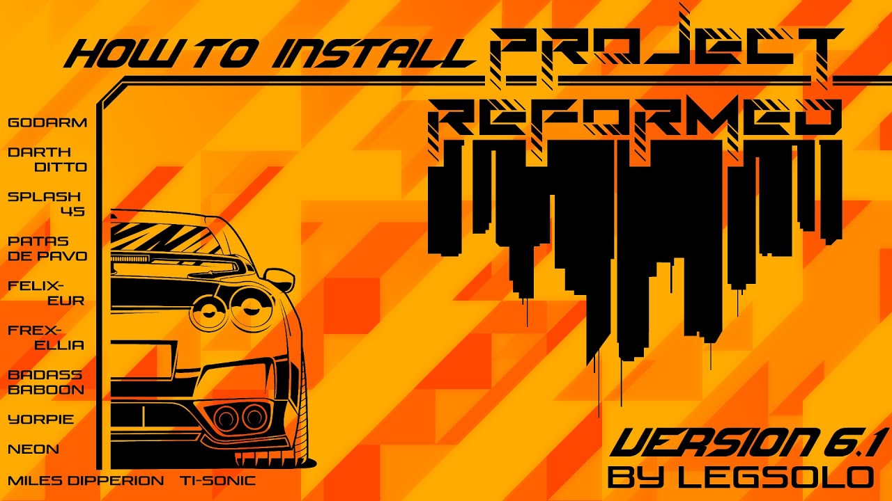 NFS Undercover - How to install Project Reformed By Legsolo (NEW Version)