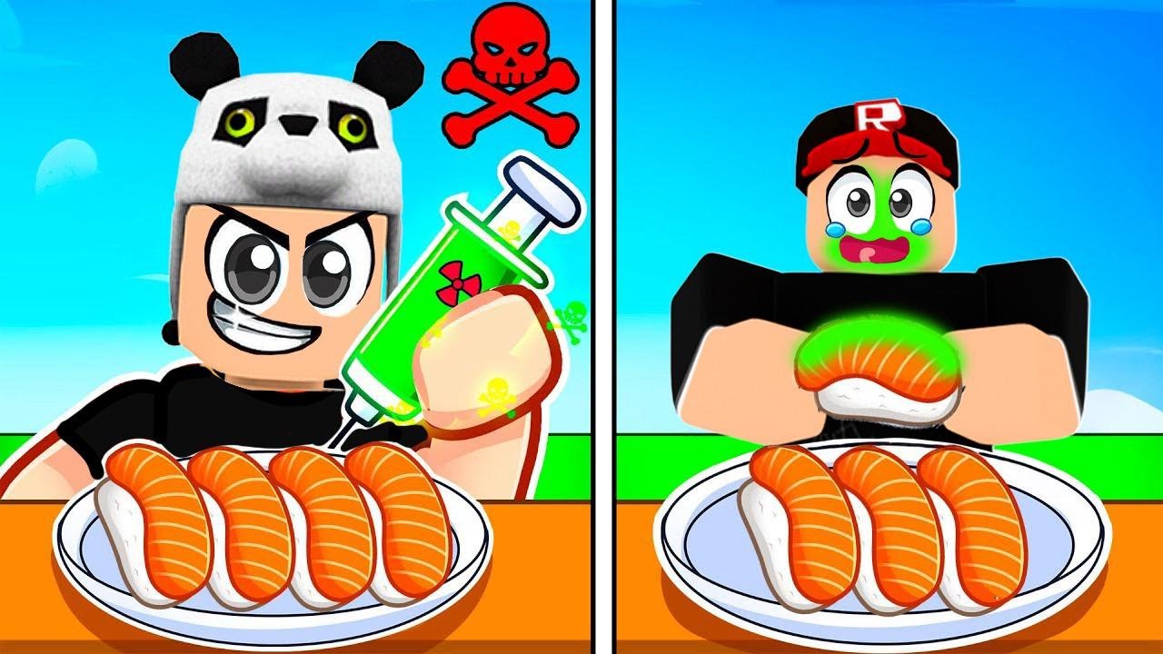 🍣💀 ZEHİRLİ SUŞİYİ YİYEN ELENİYOR! – Roblox