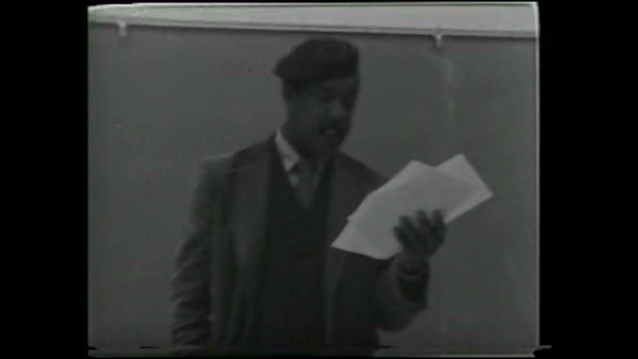 Ernest J. Gaines reading (1974) his typescript draft of In My Father's House &mdash; The Poetry Center