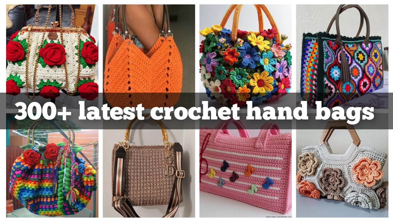 300+attractive Top crochet hand bags Designs ideas for everyone