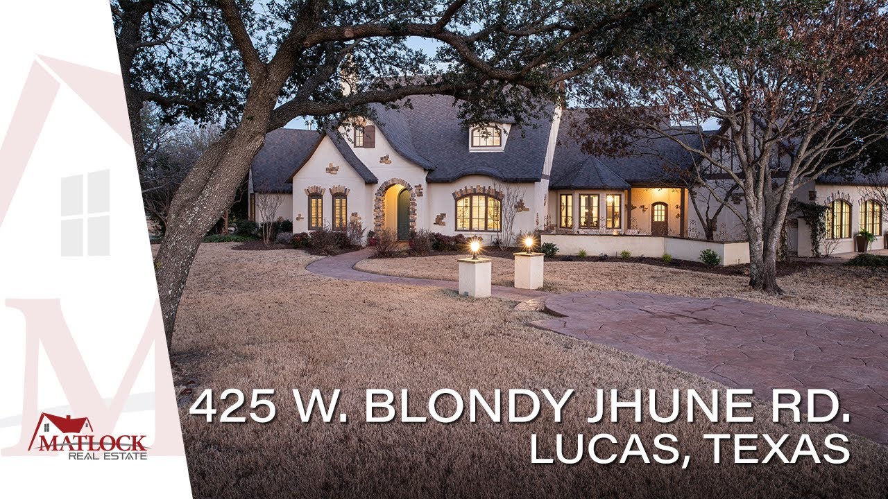 425 W. Blondy Jhune Road, Lucas, Texas - Luxury Real Estate in Lovejoy ISD Shot in STUNNING 4K!!!