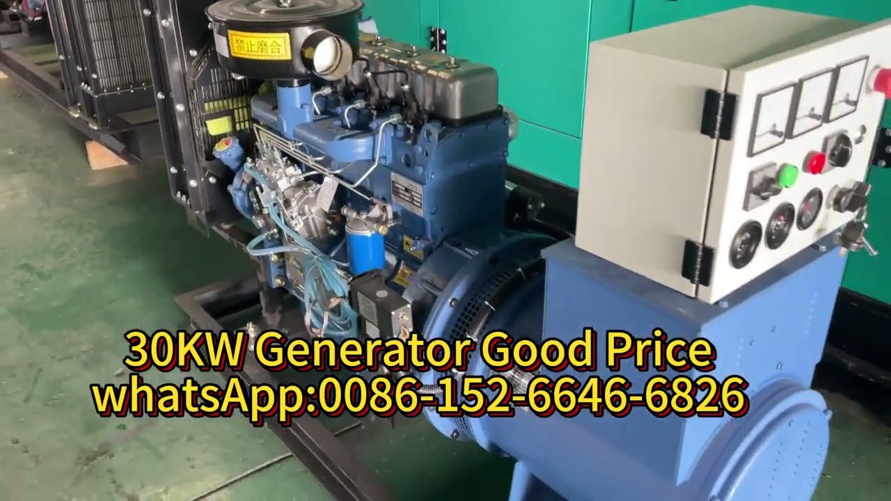 Chinese Ricardo 30kw 40kva diesel generator set good price with K4100D diesel engine