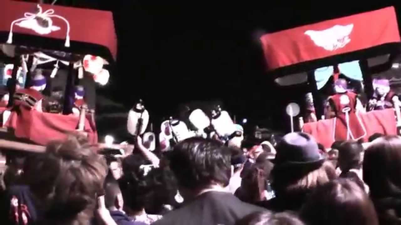 2015年御坊祭10月4日 偶然の東薗組紀小竹組コラボ