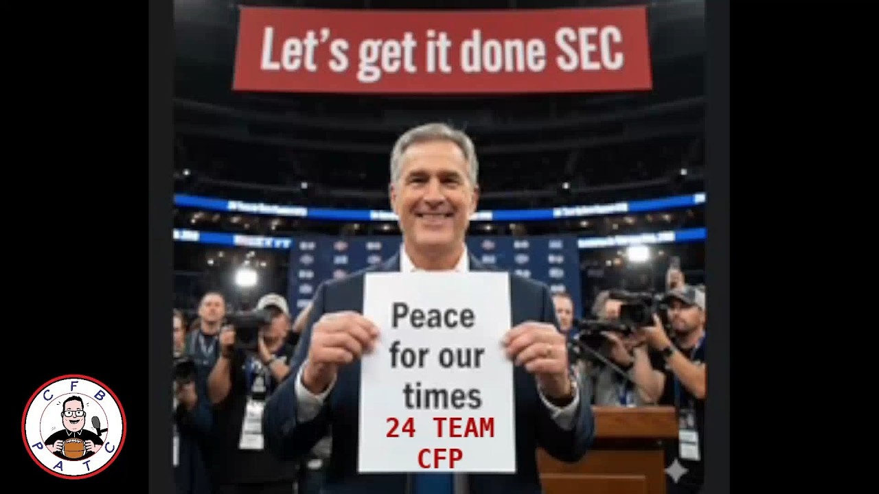 Big Ten Offers SEC Compromise Inside 24 Team CFP Vision.